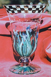 Glass Painted Goblet