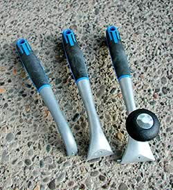 Types of paint shop scrapers