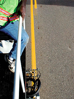 traffic striping