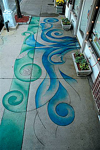 Acrylic stain 