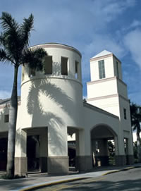 Painted Masonry Building