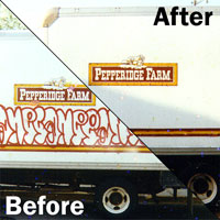 Lift Off sample on truck