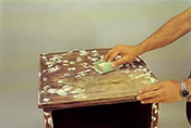 Vinegar Painting on Furniture