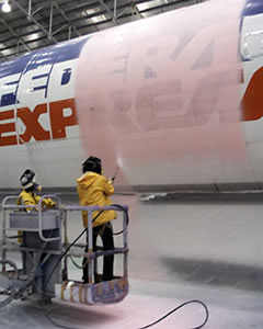 Lift Off used on a FedEx jet